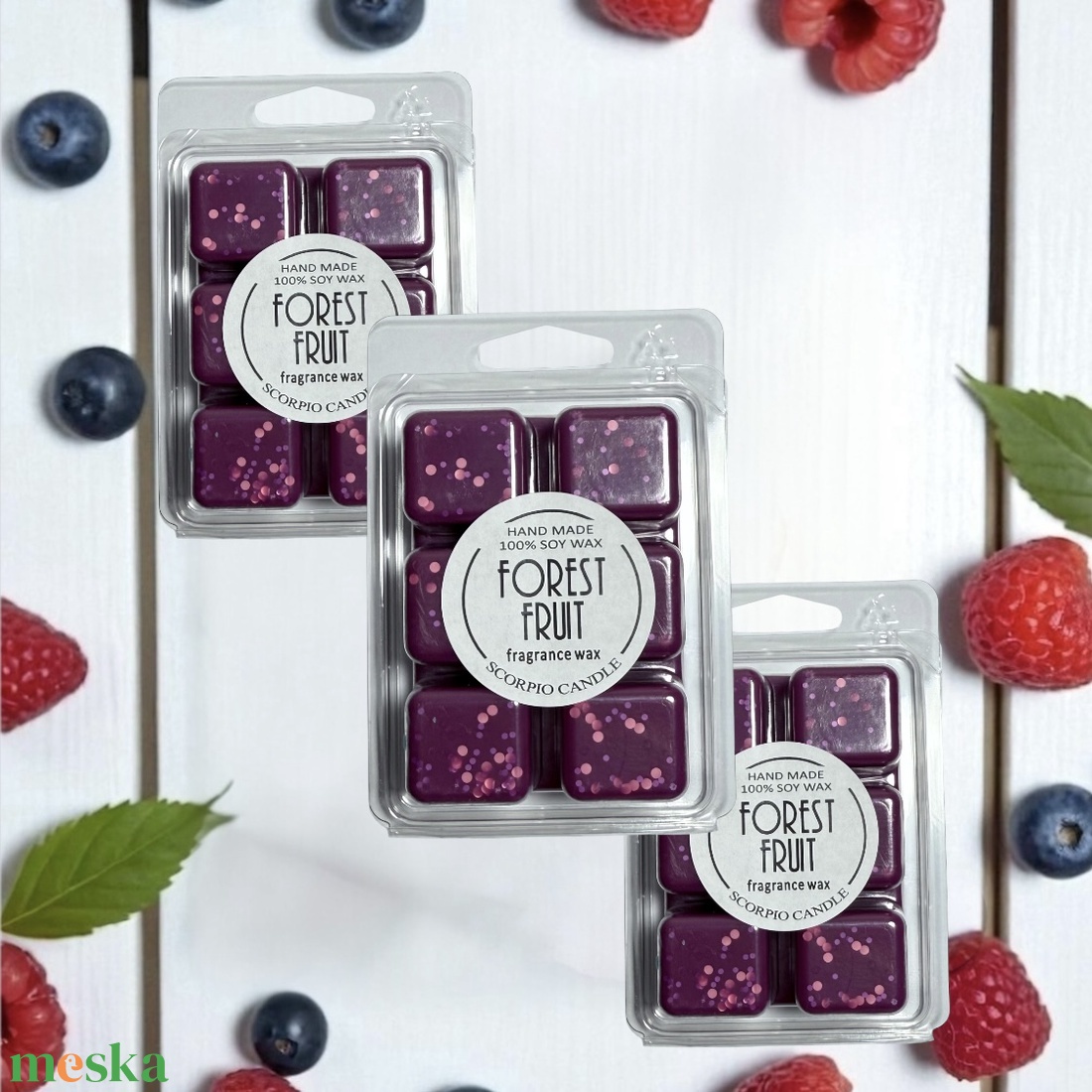 Erdei gyümölcsös 6 kockás illatviasz - otthon & életmód - gyertya, illat, aroma - illatviasz - Meska.hu Erdei gyümölcsös 6 kockás illatviasz - otthon & életmód - gyertya, illat, aroma - illatviasz - Meska.hu