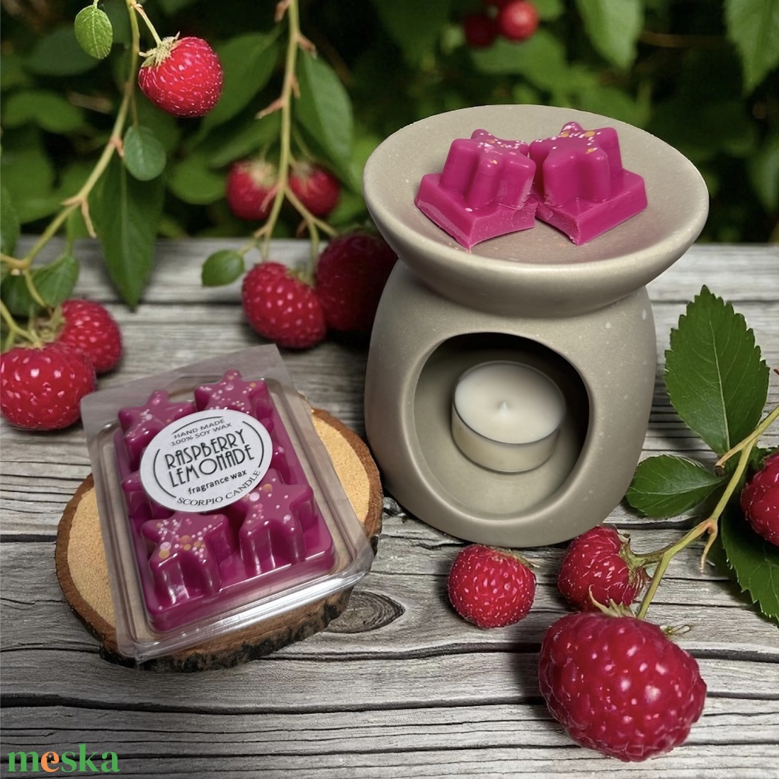 Málnás limonádé csillag illatviasz - otthon & életmód - gyertya, illat, aroma - illatviasz - Meska.hu Málnás limonádé csillag illatviasz - otthon & életmód - gyertya, illat, aroma - illatviasz - Meska.hu