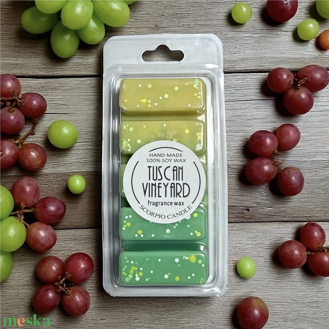 Toszkán szőlőskert 5 kockás illatviasz - otthon & életmód - gyertya, illat, aroma - illatviasz - Meska.hu Toszkán szőlőskert 5 kockás illatviasz - otthon & életmód - gyertya, illat, aroma - illatviasz - Meska.hu