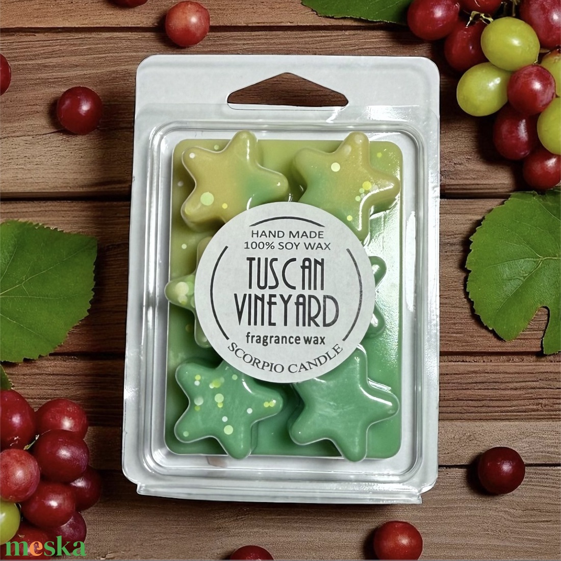 Toszkán szőlőskert csillag illatviasz - otthon & életmód - gyertya, illat, aroma - illatviasz - Meska.hu Toszkán szőlőskert csillag illatviasz - otthon & életmód - gyertya, illat, aroma - illatviasz - Meska.hu