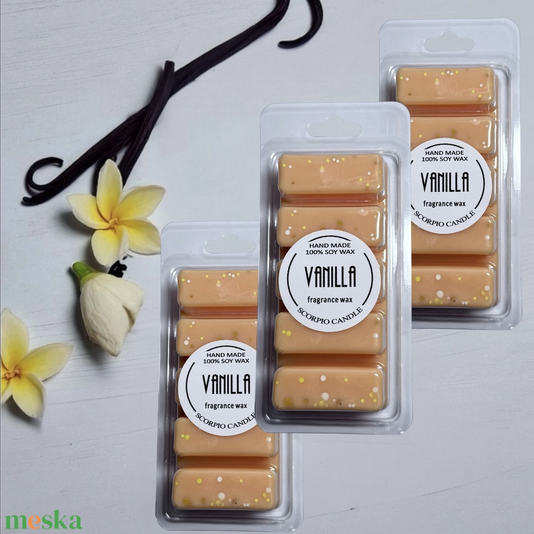 Vanília 5 kockás illatviasz - otthon & életmód - gyertya, illat, aroma - illatviasz - Meska.hu Vanília 5 kockás illatviasz - otthon & életmód - gyertya, illat, aroma - illatviasz - Meska.hu
