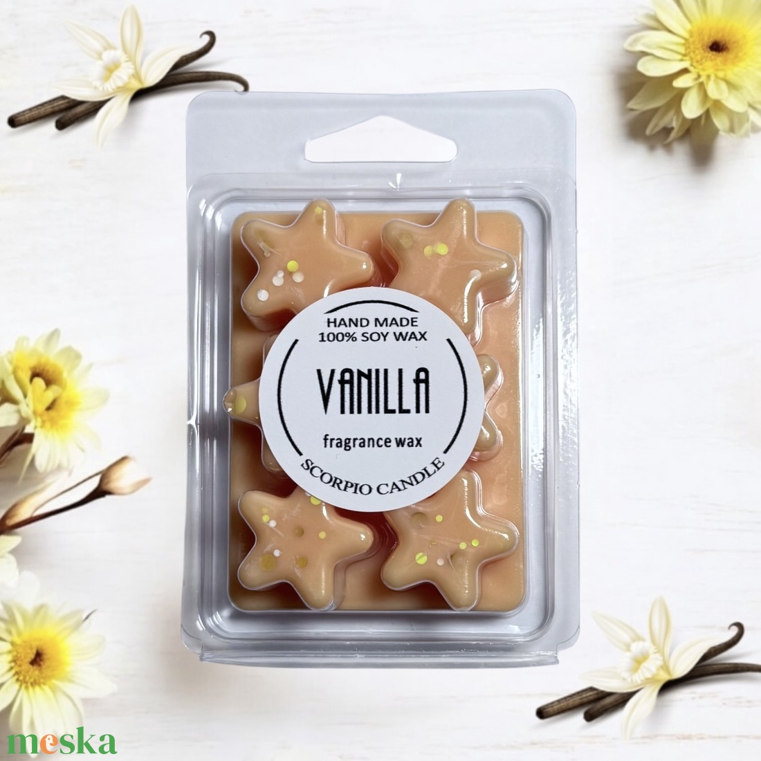 Vanília csillag illatviasz - otthon & életmód - gyertya, illat, aroma - illatviasz - Meska.hu Vanília csillag illatviasz - otthon & életmód - gyertya, illat, aroma - illatviasz - Meska.hu