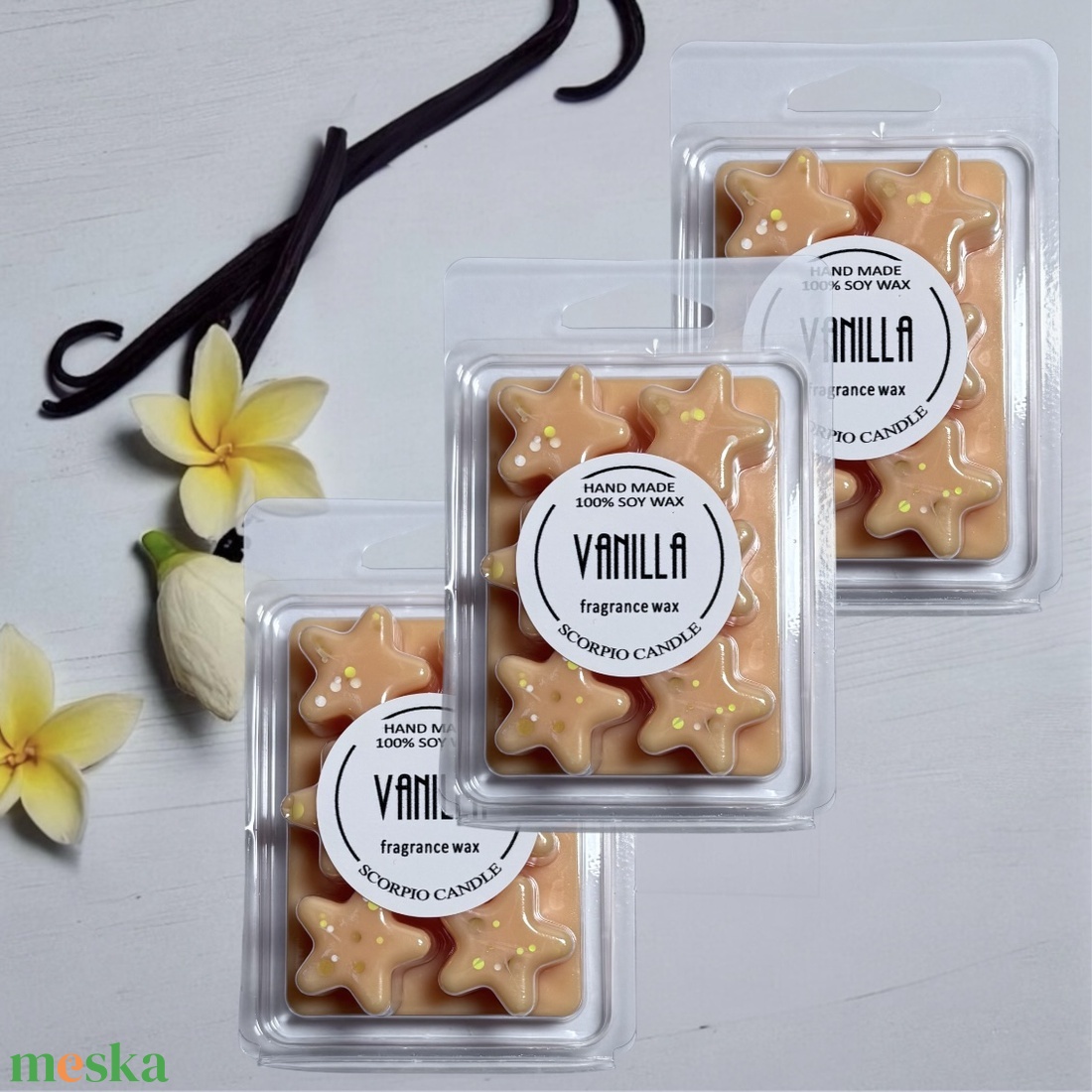 Vanília csillag illatviasz - otthon & életmód - gyertya, illat, aroma - illatviasz - Meska.hu Vanília csillag illatviasz - otthon & életmód - gyertya, illat, aroma - illatviasz - Meska.hu