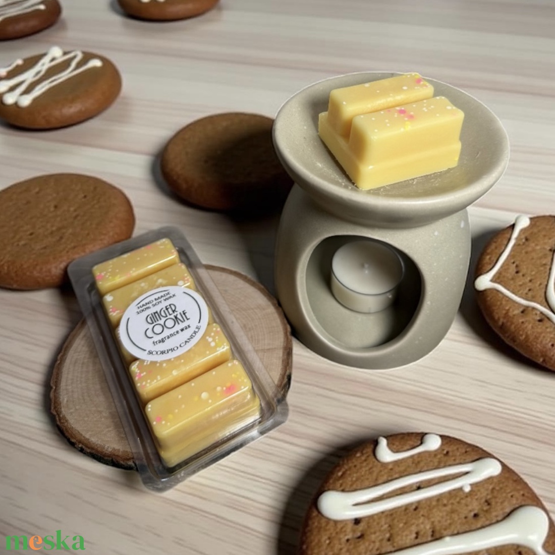 Gyömbéres süti 5 kockás illatviasz - otthon & életmód - gyertya, illat, aroma - illatviasz - Meska.hu Gyömbéres süti 5 kockás illatviasz - otthon & életmód - gyertya, illat, aroma - illatviasz - Meska.hu