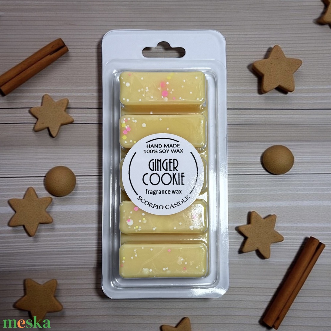 Gyömbéres süti 5 kockás illatviasz - otthon & életmód - gyertya, illat, aroma - illatviasz - Meska.hu Gyömbéres süti 5 kockás illatviasz - otthon & életmód - gyertya, illat, aroma - illatviasz - Meska.hu