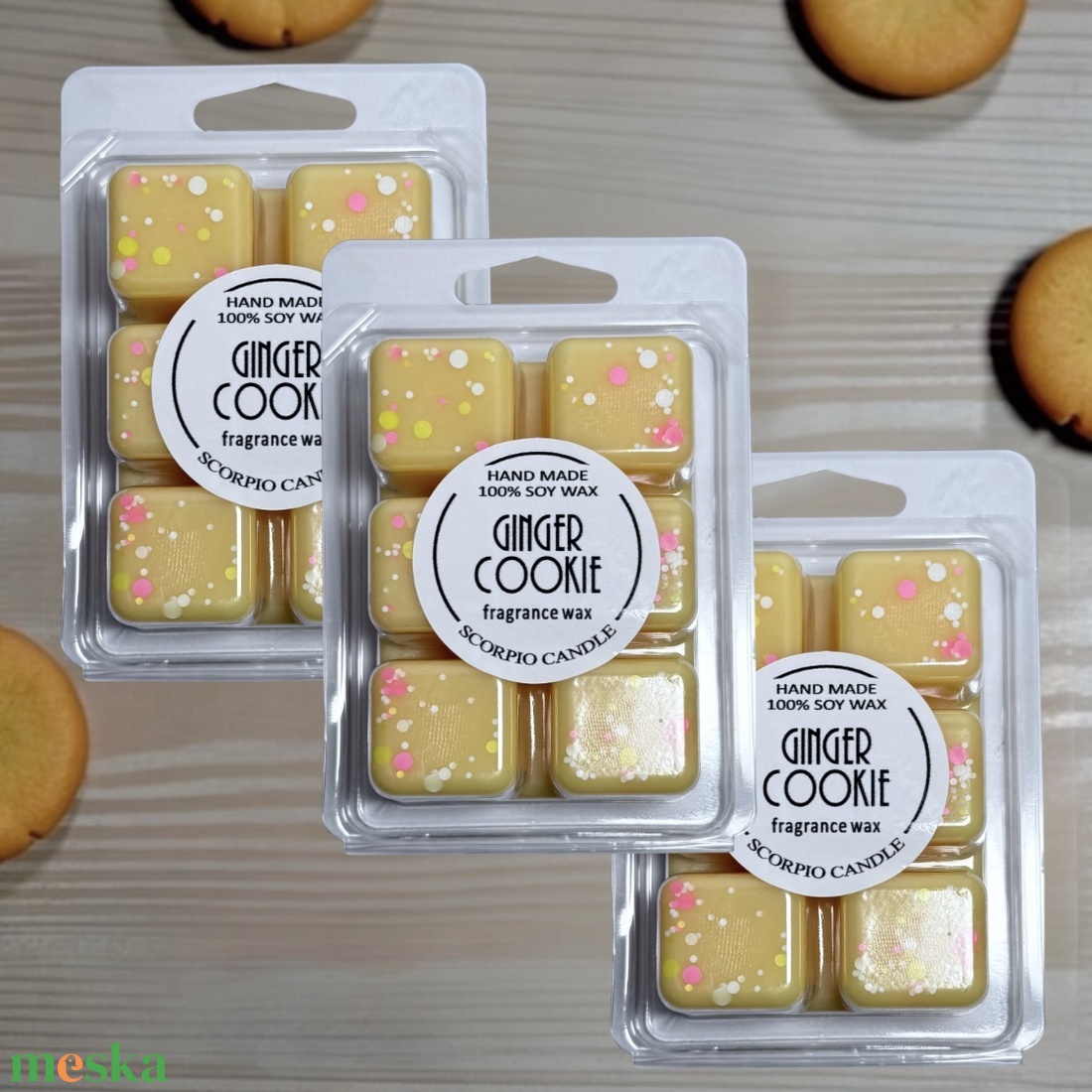 Gyömbéres süti 6 kockás illatviasz - otthon & életmód - gyertya, illat, aroma - illatviasz - Meska.hu Gyömbéres süti 6 kockás illatviasz - otthon & életmód - gyertya, illat, aroma - illatviasz - Meska.hu