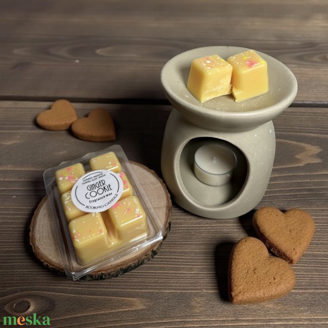 Gyömbéres süti 6 kockás illatviasz - otthon & életmód - gyertya, illat, aroma - illatviasz - Meska.hu Gyömbéres süti 6 kockás illatviasz - otthon & életmód - gyertya, illat, aroma - illatviasz - Meska.hu