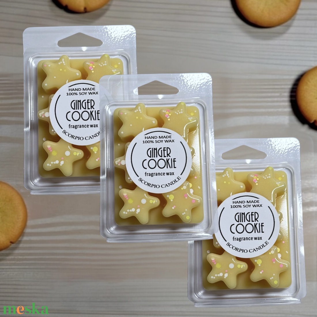Gyömbéres süti csillag illatviasz - otthon & életmód - gyertya, illat, aroma - illatviasz - Meska.hu Gyömbéres süti csillag illatviasz - otthon & életmód - gyertya, illat, aroma - illatviasz - Meska.hu
