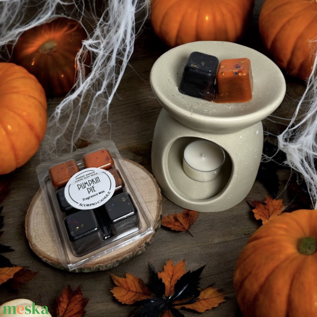 Sütőtökös pite 6 kockás illatviasz - otthon & életmód - gyertya, illat, aroma - illatviasz - Meska.hu Sütőtökös pite 6 kockás illatviasz - otthon & életmód - gyertya, illat, aroma - illatviasz - Meska.hu