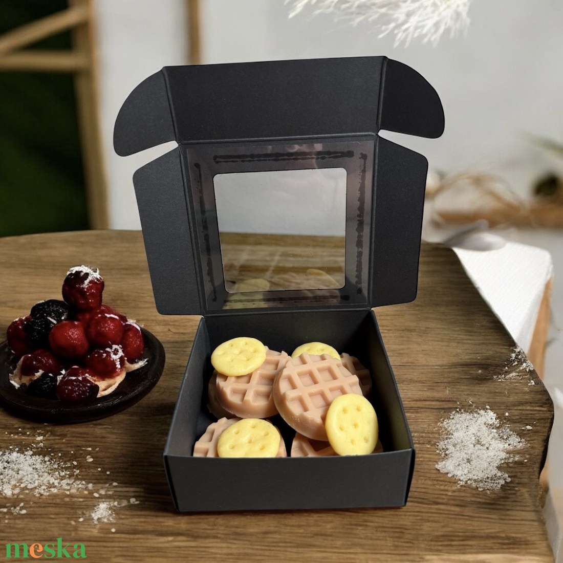 Gofri és keksz illatviasz - otthon & életmód - gyertya, illat, aroma - illatviasz - Meska.hu