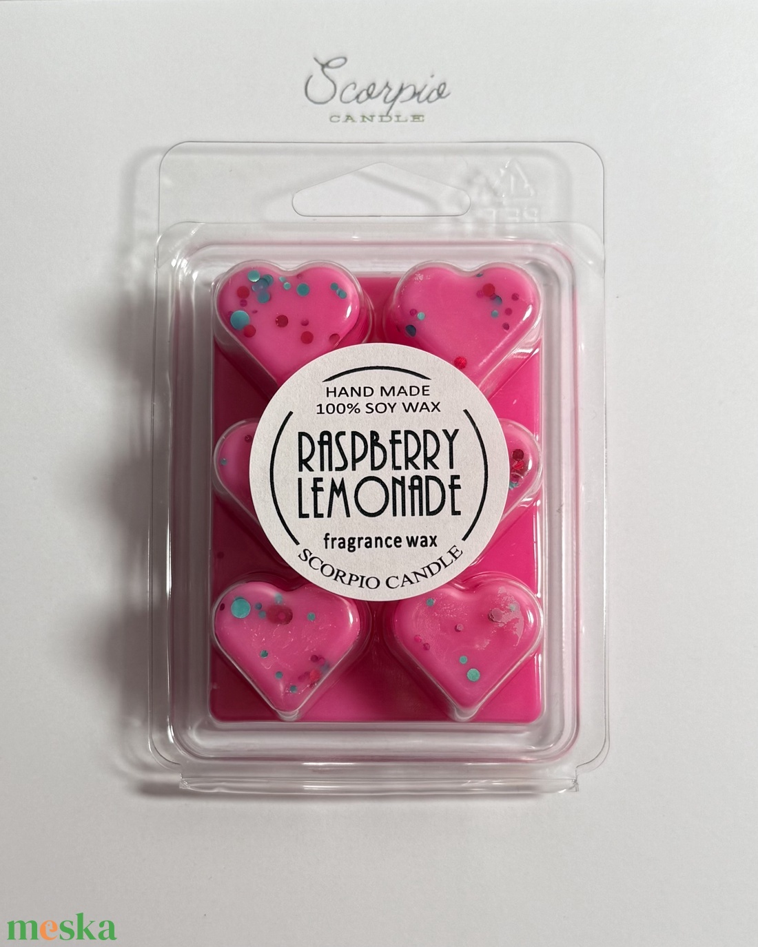 Szív alakú dobozos illatviasz - otthon & életmód - gyertya, illat, aroma - illatviasz - Meska.hu