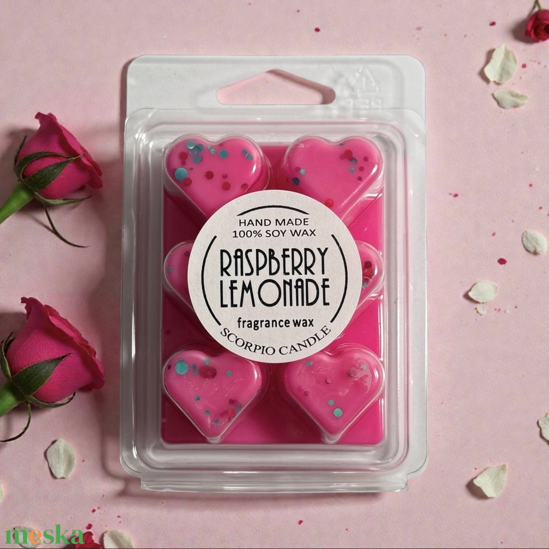 Szív alakú dobozos illatviasz - otthon & életmód - gyertya, illat, aroma - illatviasz - Meska.hu