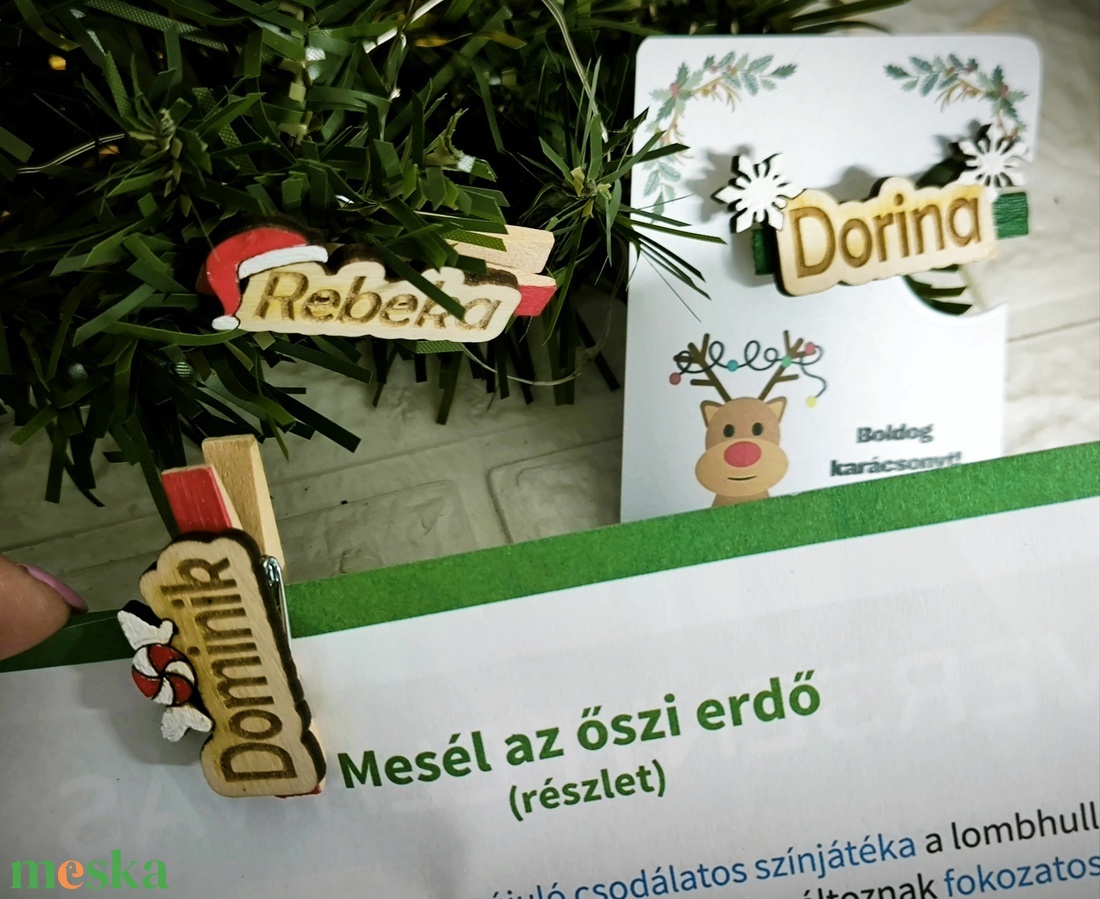 2 darabos karácsonyi csipeszke - karácsony - karácsonyi ajándékozás - karácsonyi ajándékcsomagolás - Meska.hu 2 darabos karácsonyi csipeszke - karácsony - karácsonyi ajándékozás - karácsonyi ajándékcsomagolás - Meska.hu