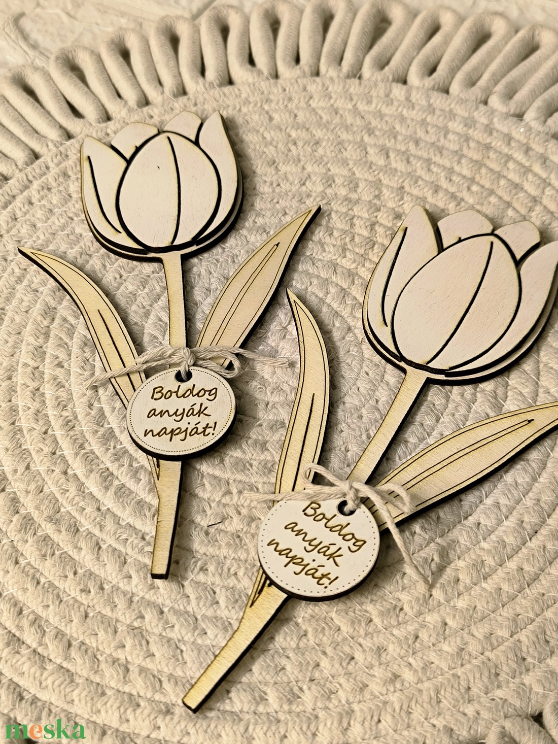 Anyák napi tulipán - otthon & életmód - dekoráció - asztal és polc dekoráció - florárium, terrárium - Meska.hu