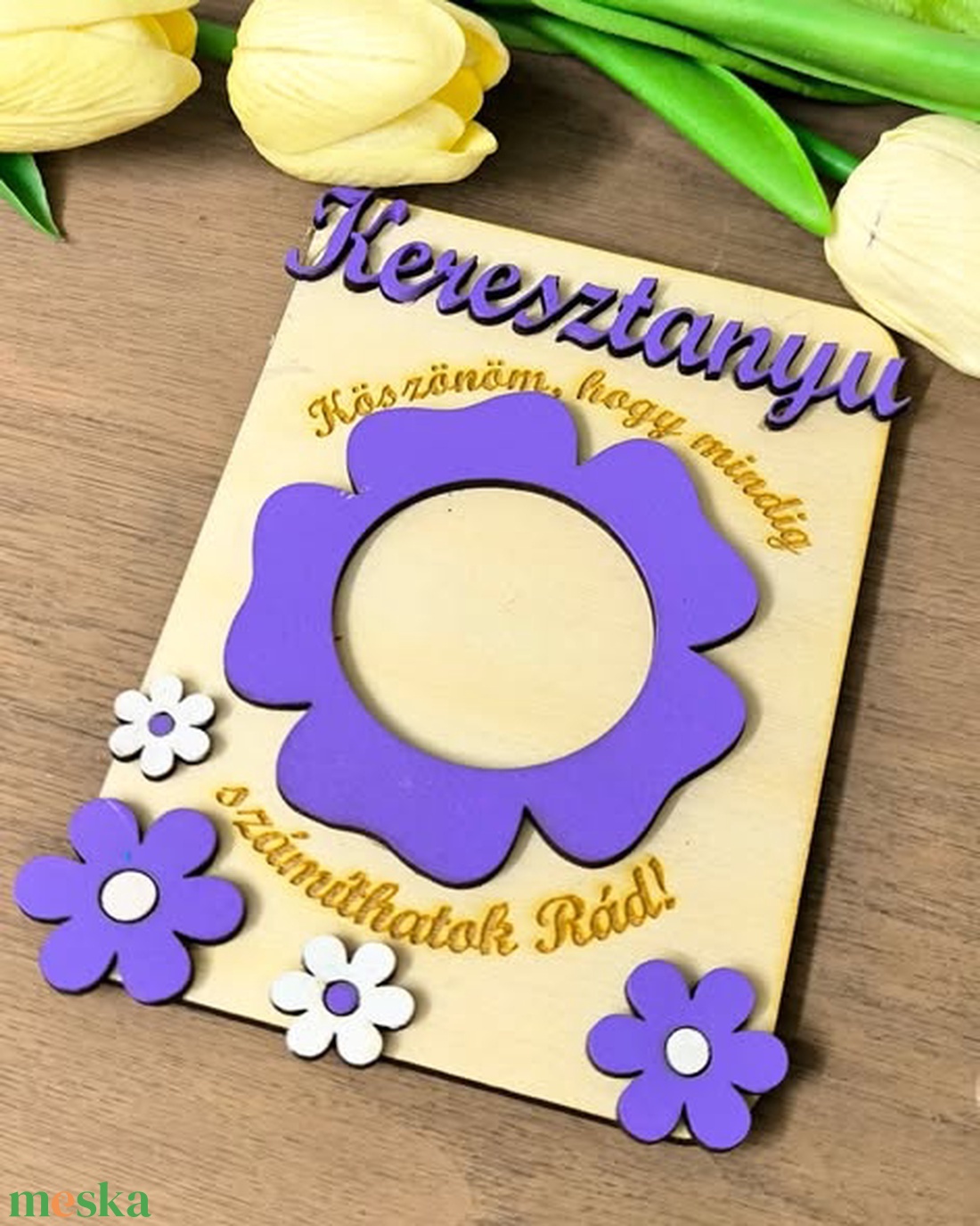 Anyák napi k�pkeret - otthon & életmód - konyhafelszerelés, tálalás - konyhai dekoráció - hűtőmágnes - Meska.hu