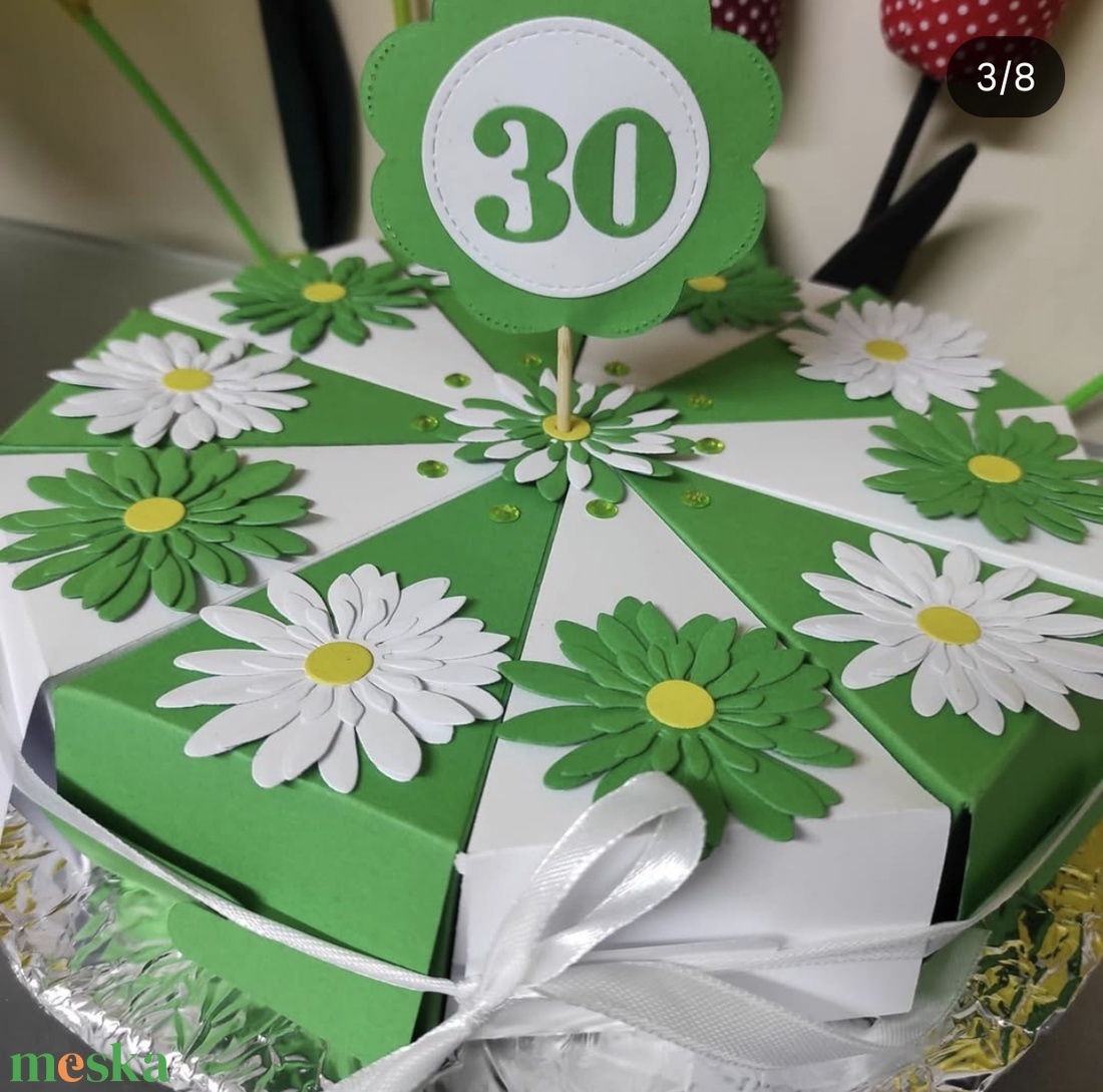 Papírtorta - otthon & életmód - papír, írószer - ajándékozás kellékei - papírtorta - Meska.hu