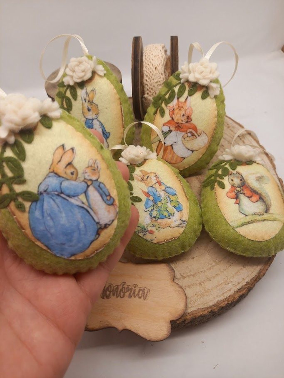 Húsvéti tojások, dobozban - zöld - otthon & életmód - dekoráció - fali és függő dekoráció - falra akasztható dekor - Meska.hu
