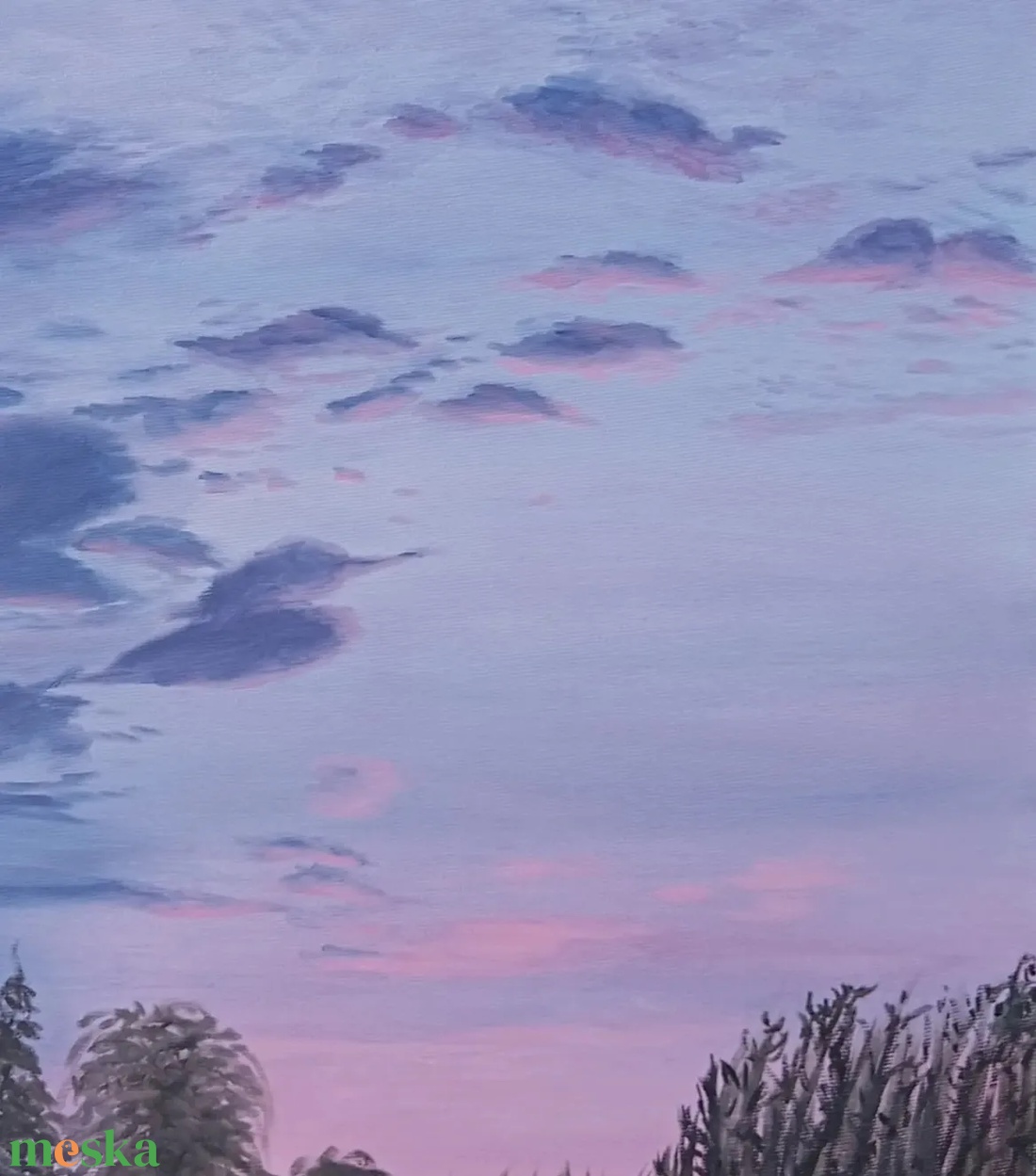 Lapapuszta gyöngyszemei/1 �� (60x50 cm) - művészet - festmény - olajfestmény - Meska.hu