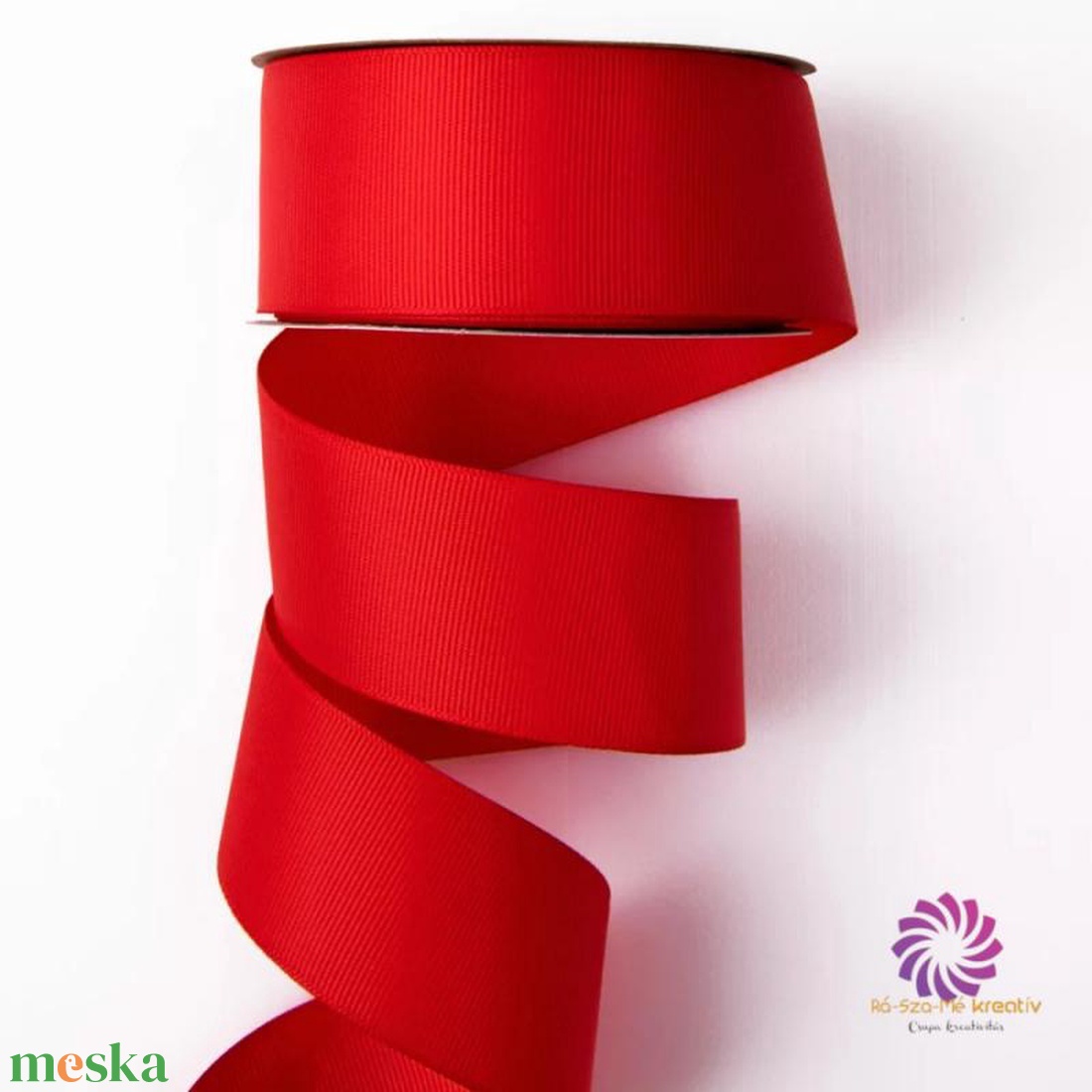 Ripsz szalag 38mmx20m - piros - kellékek & szerszámok - dekorációs kellékek - egyéb kellékek - Meska.hu Ripsz szalag 38mmx20m - piros - kellékek & szerszámok - dekorációs kellékek - egyéb kellékek - Meska.hu