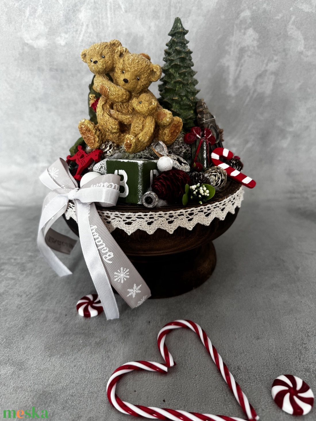 Macis Adventi asztaldísz - karácsony - adventi díszek - adventi asztaldísz - Meska.hu