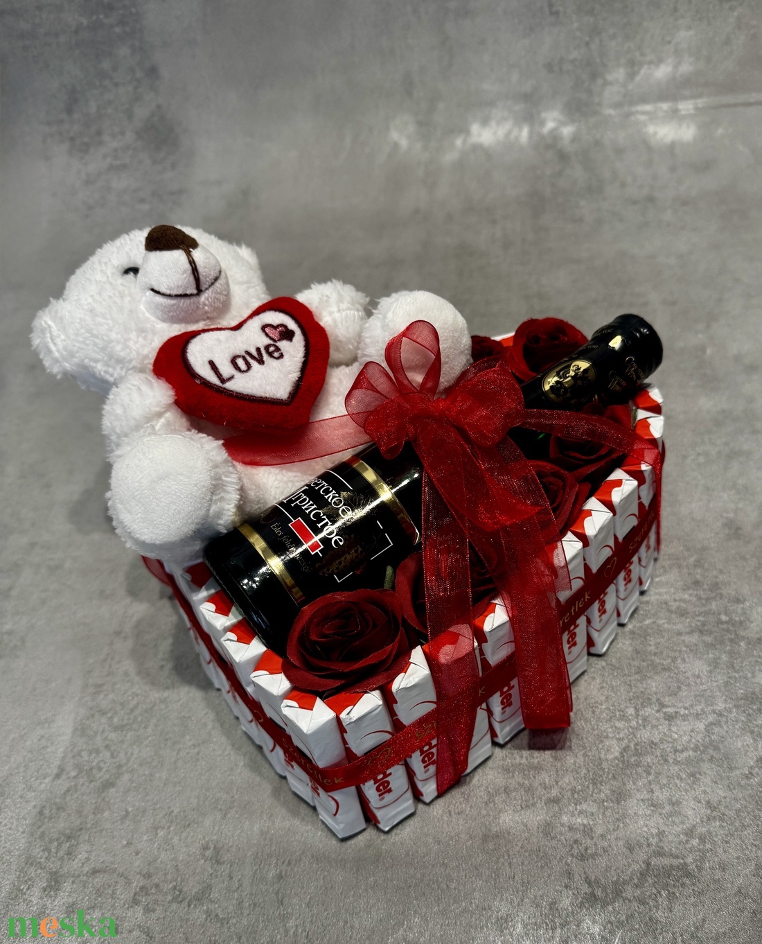 Valentin napi csoki box - élelmiszer - gourmet ajándékcsomag - Meska.hu