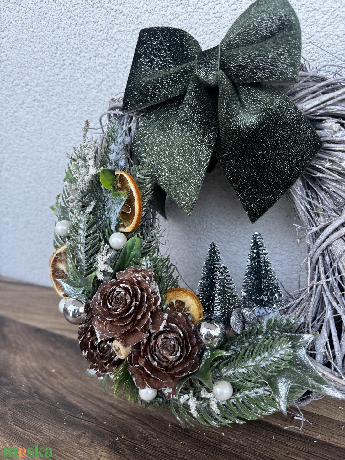Karácsonyi Ajtódísz - karácsony - adventi díszek - adventi ajtódísz - Meska.hu