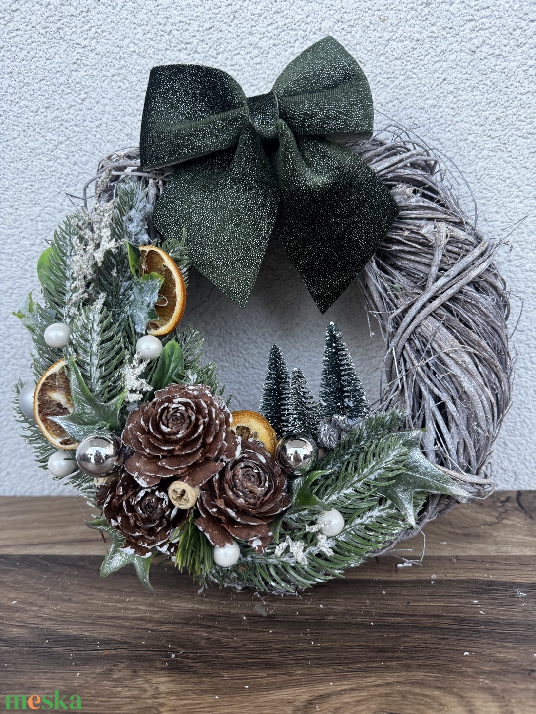 Karácsonyi Ajtódísz - karácsony - adventi díszek - adventi ajtódísz - Meska.hu