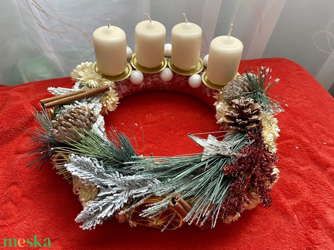 Adventi koszorú - karácsony - adventi díszek - adventi koszorú - Meska.hu Adventi koszorú - karácsony - adventi díszek - adventi koszorú - Meska.hu