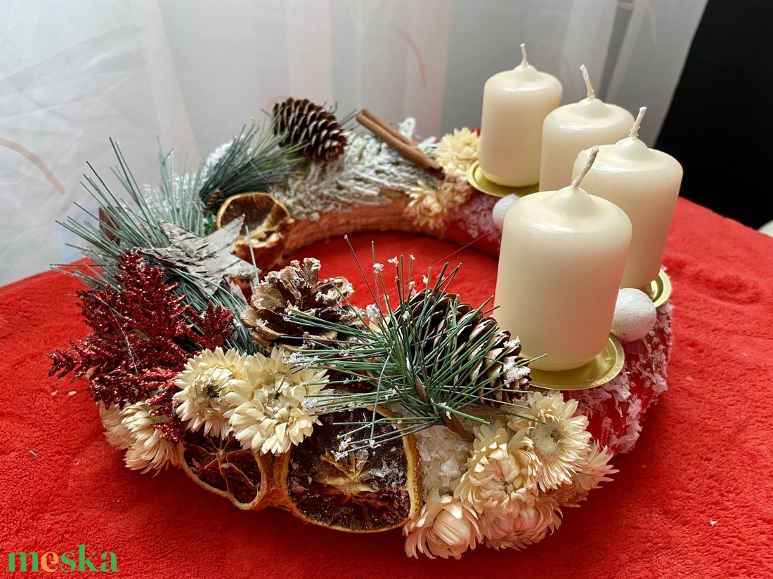 Adventi koszorú - karácsony - adventi díszek - adventi koszorú - Meska.hu Adventi koszorú - karácsony - adventi díszek - adventi koszorú - Meska.hu