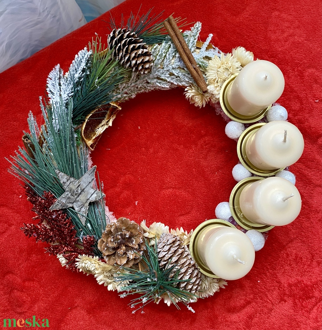 Adventi koszorú - karácsony - adventi díszek - adventi koszorú - Meska.hu Adventi koszorú - karácsony - adventi díszek - adventi koszorú - Meska.hu