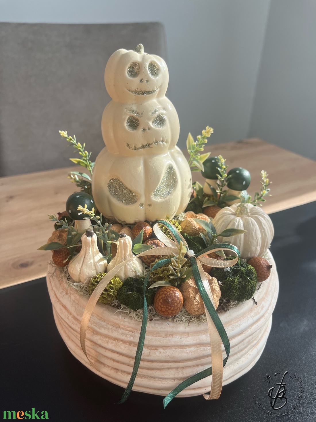 Tökös asztaldísz - otthon & életmód - dekoráció - halloween - halloweeni asztaldísz - Meska.hu Tökös asztaldísz - otthon & életmód - dekoráció - halloween - halloweeni asztaldísz - Meska.hu