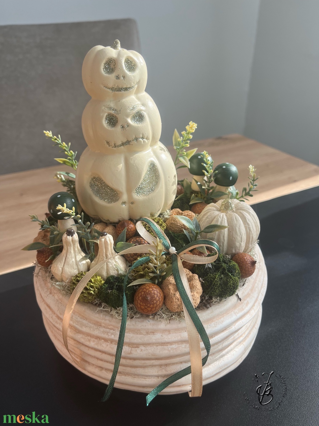 Tökös asztaldísz - otthon & életmód - dekoráció - halloween - halloweeni asztaldísz - Meska.hu Tökös asztaldísz - otthon & életmód - dekoráció - halloween - halloweeni asztaldísz - Meska.hu