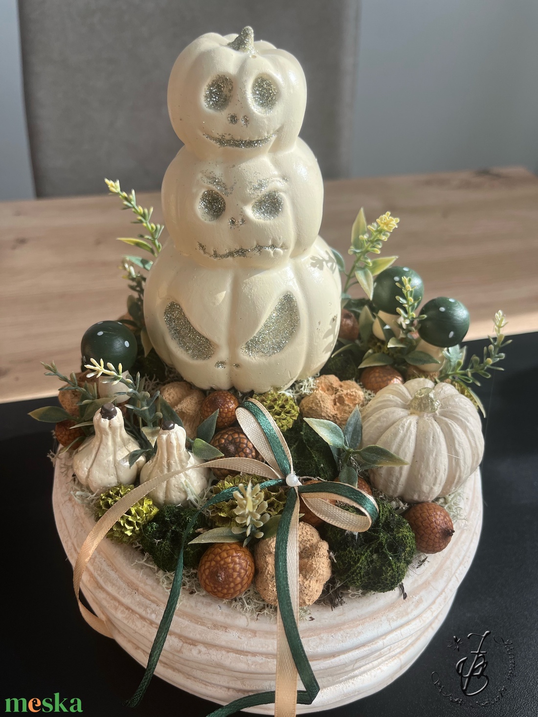 Tökös asztaldísz - otthon & életmód - dekoráció - halloween - halloweeni asztaldísz - Meska.hu Tökös asztaldísz - otthon & életmód - dekoráció - halloween - halloweeni asztaldísz - Meska.hu