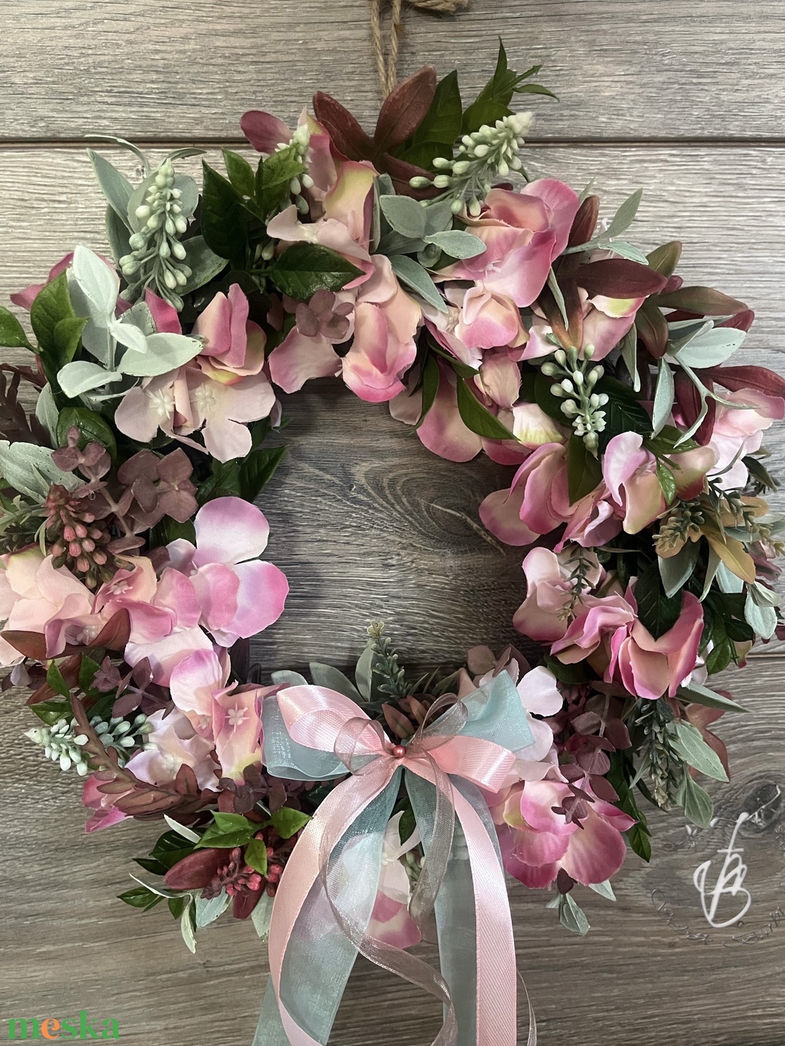 Tavaszi ajtódísz - ünnepi díszek, dekorációk - húsvéti díszek és dekorációk - húsvéti ajtódísz, kopogtató - Meska.hu