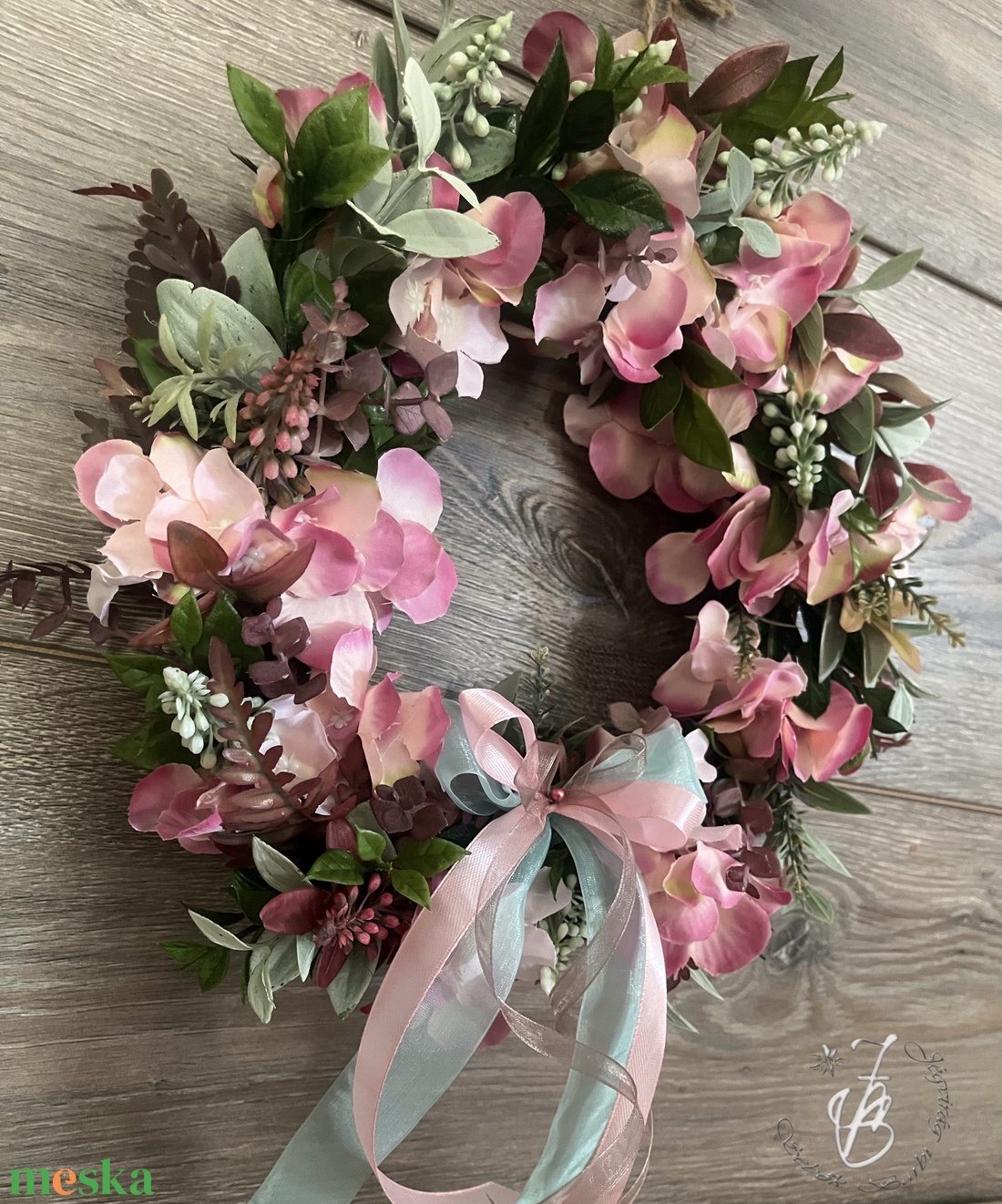 Tavaszi ajtódísz - ünnepi díszek, dekorációk - húsvéti díszek és dekorációk - húsvéti ajtódísz, kopogtató - Meska.hu