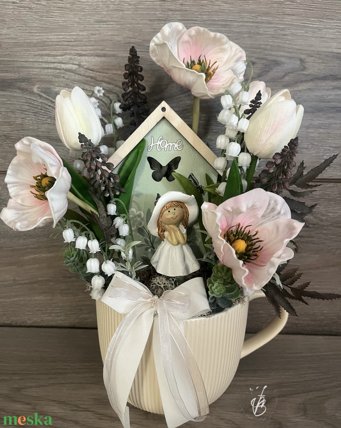 Tavaszi dekor - ünnepi díszek, dekorációk - húsvéti díszek és dekorációk - húsvéti asztaldíszek - Meska.hu