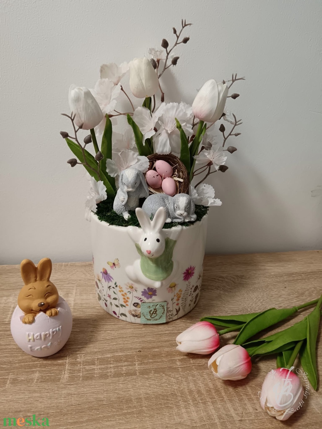Húsvéti asztaldísz - ünnepi díszek, dekorációk - húsvéti díszek és dekorációk - húsvéti asztaldíszek - Meska.hu