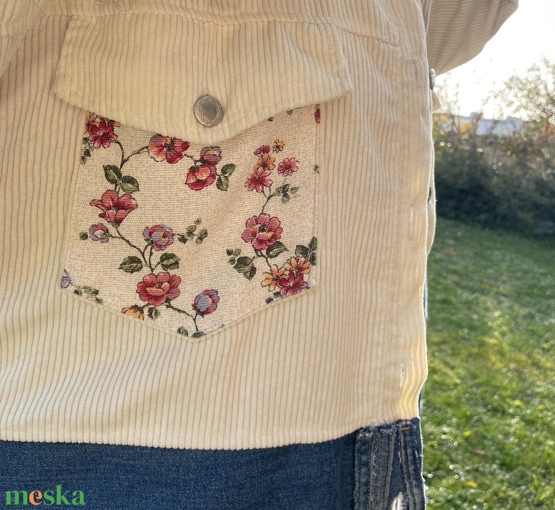 Újrahasznosított Oversize kabát - ruha & divat - női ruha - kabát - Meska.hu