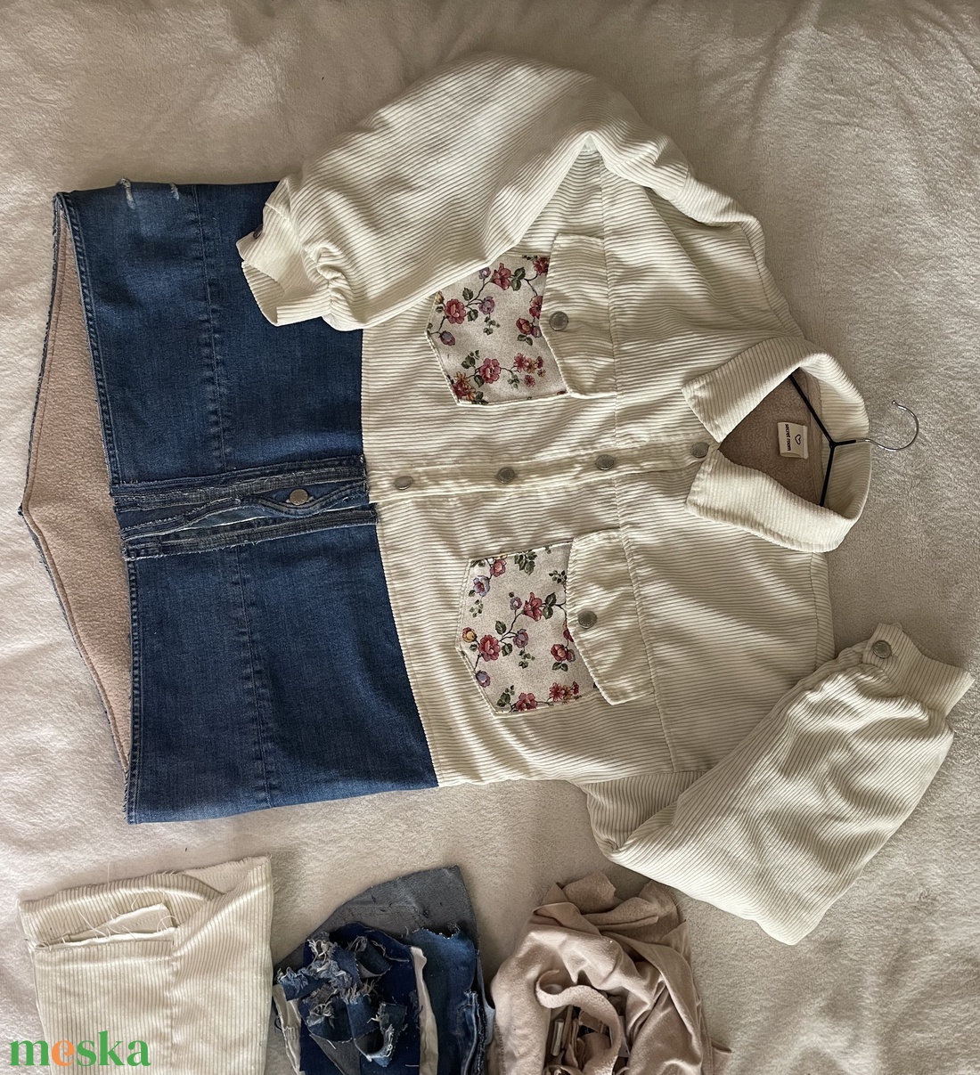 Újrahasznosított Oversize kabát - ruha & divat - női ruha - kabát - Meska.hu