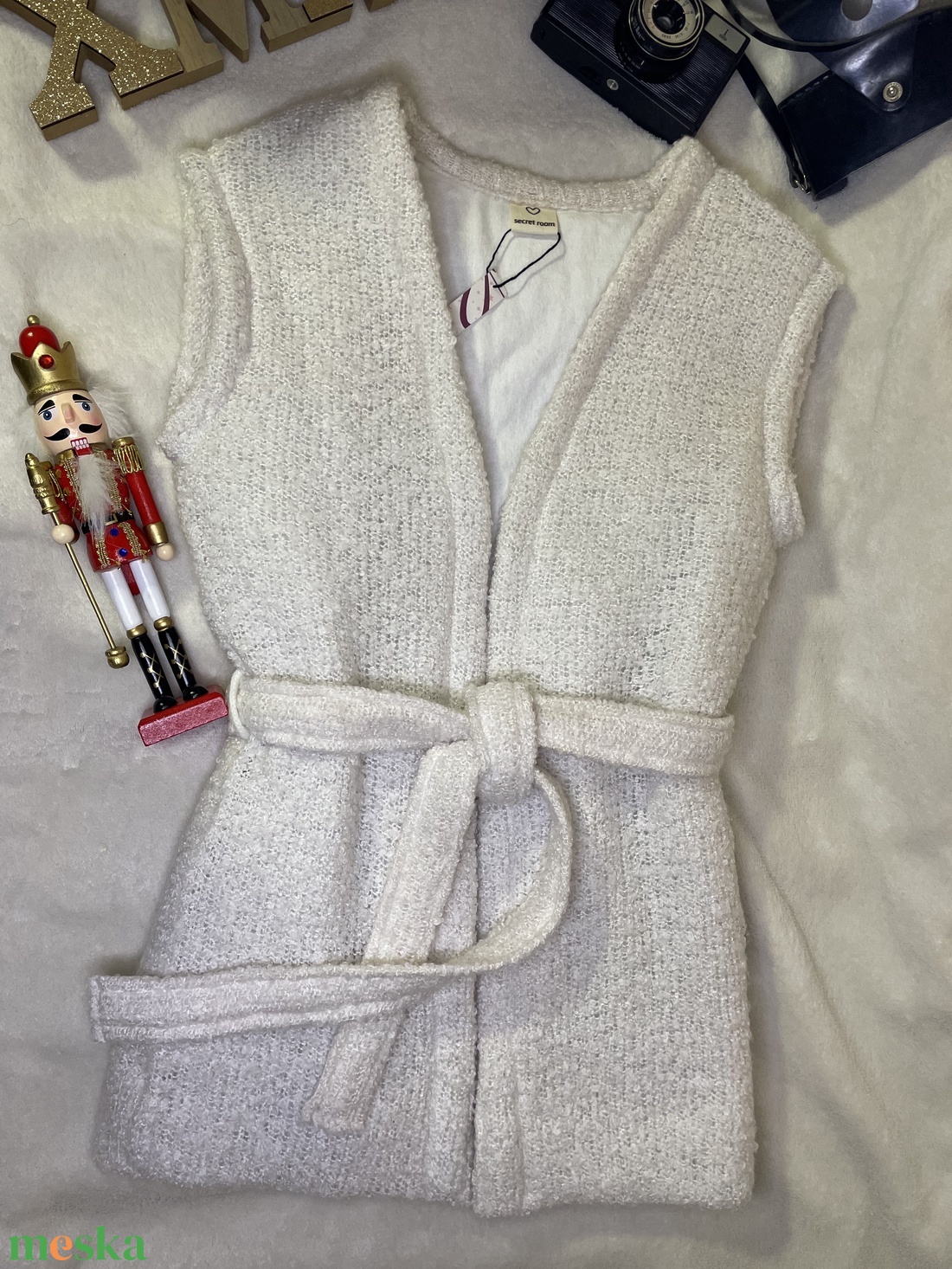 Újrahasznosított mellény - ruha & divat - női ruha - mellény - Meska.hu