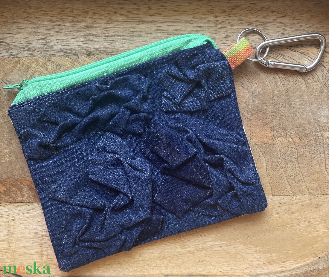 Upcycling neszeszer/pénztárca - táska & tok - pénztárca & más tok - pénztárca - női pénztárca - Meska.hu