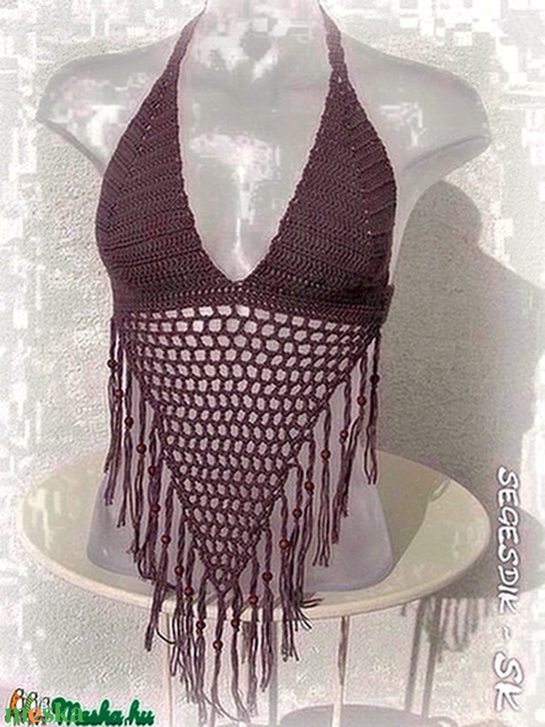 Vagány horgolt bikini felső -  - Meska.hu