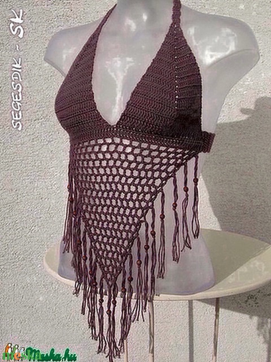 Vagány horgolt bikini felső -  - Meska.hu