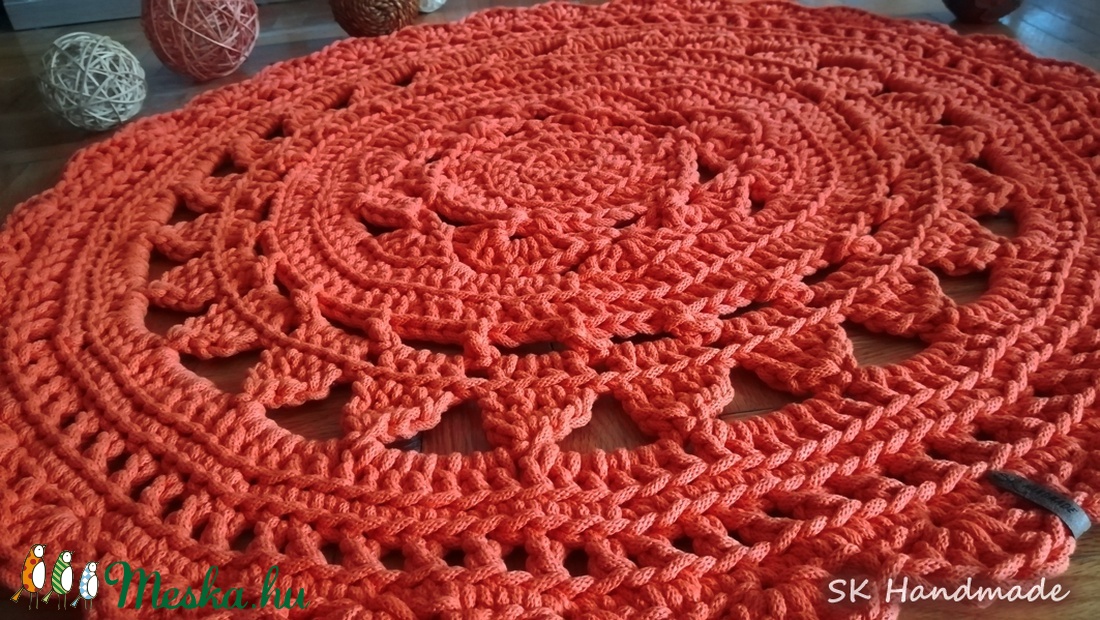 Horgolt mandala szőnyeg - - Meska.hu Horgolt mandala szőnyeg - - Meska.hu