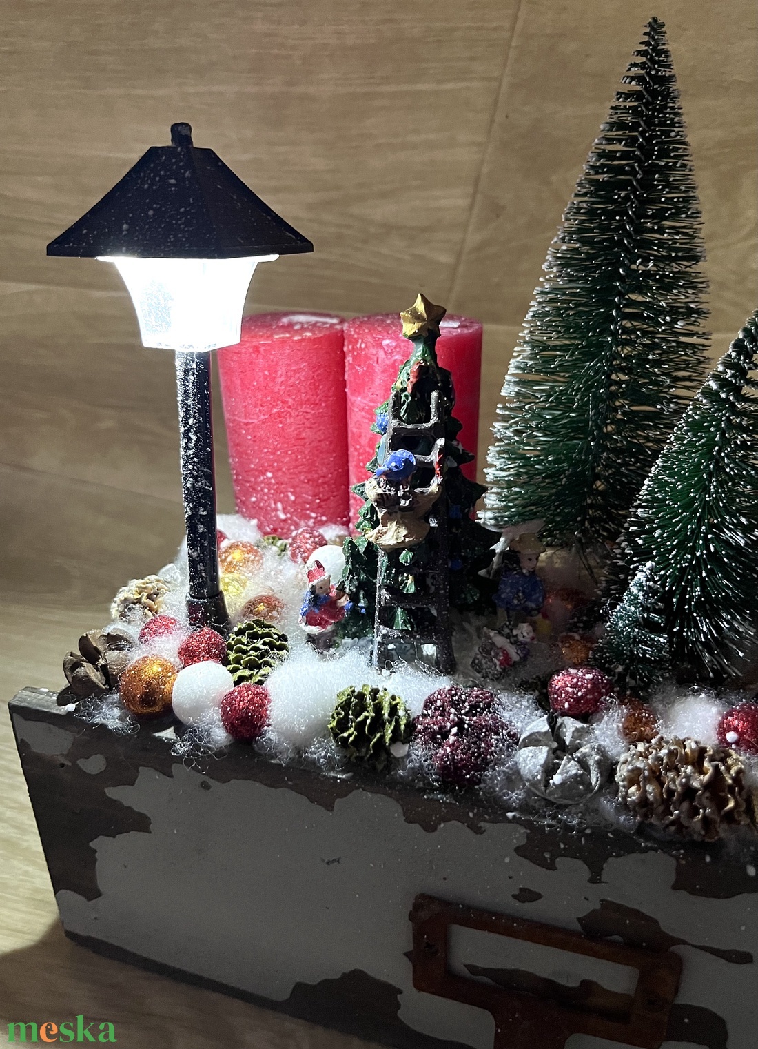 Adventi asztaldísz fiókba zárva - karácsony - adventi díszek - adventi koszorú - Meska.hu Adventi asztaldísz fiókba zárva - karácsony - adventi díszek - adventi koszorú - Meska.hu