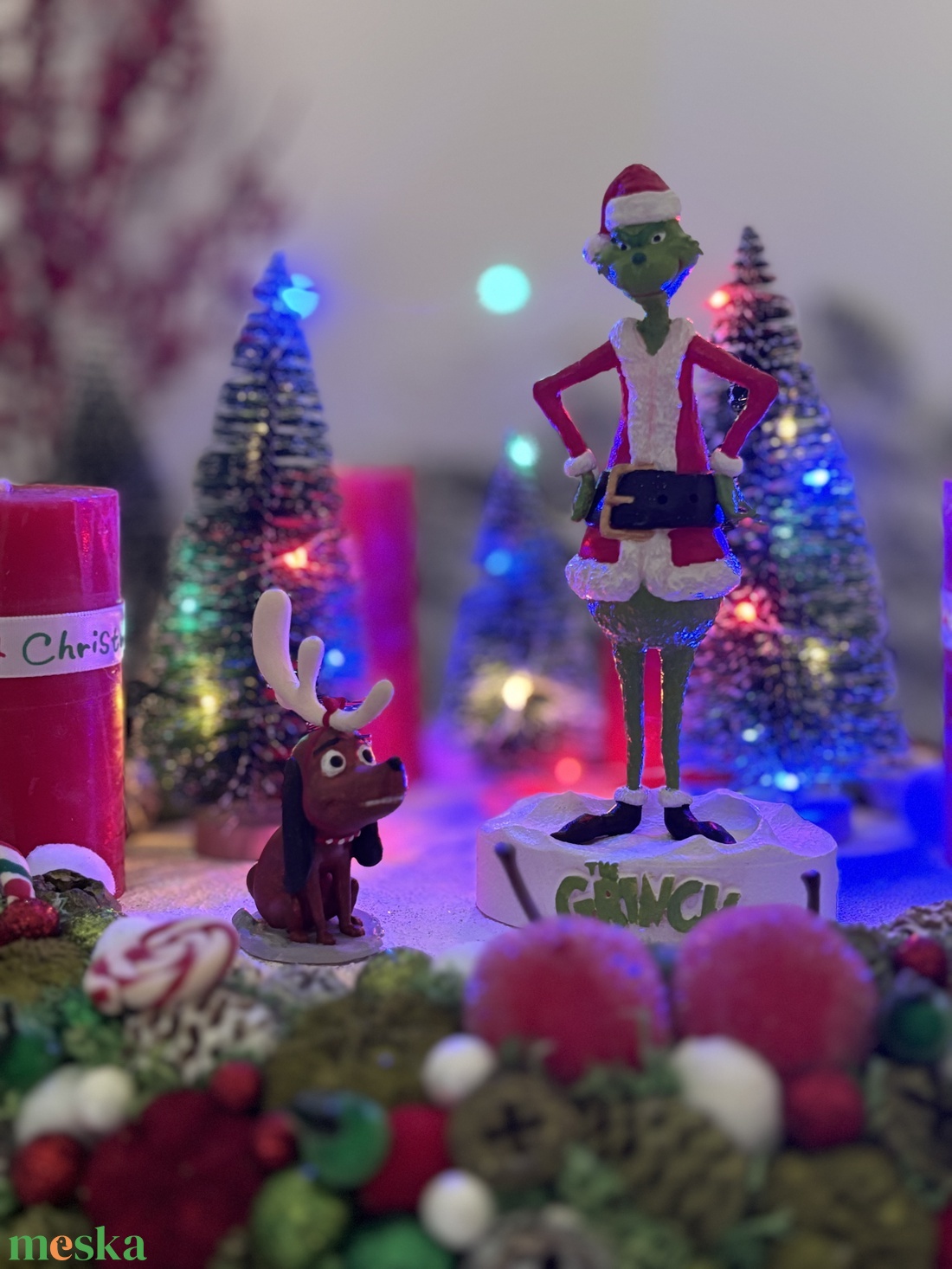 Grincs adventi koszorú - karácsony - adventi díszek - adventi koszorú - Meska.hu Grincs adventi koszorú - karácsony - adventi díszek - adventi koszorú - Meska.hu