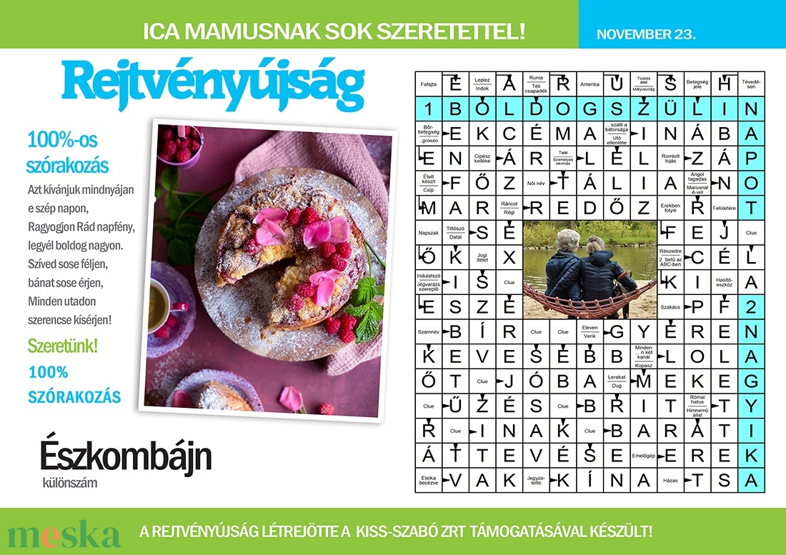 Skandináv keresztrejtvény fix feliratos titkos üzenet Dédi, Dédmama, Dédnagyi születésnapi köszöntő különleges vicces - otthon & életmód - dekoráció - kép & falikép - poszter - Meska.hu