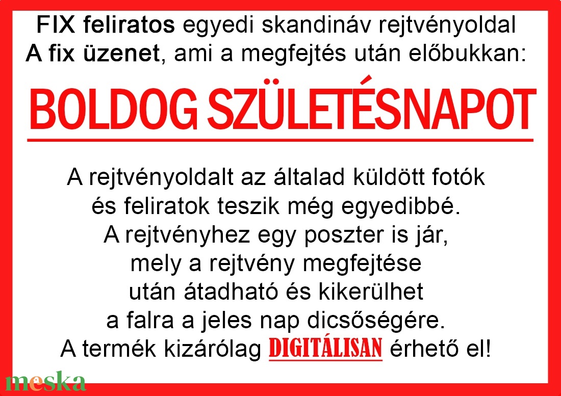 Skandináv keresztrejtvény fix feliratos titkos üzenet születésnapra köszöntő különleges vicces ajándék Anya, Apa, Papa - otthon & életmód - dekoráció - kép & falikép - poszter - Meska.hu Skandináv keresztrejtvény fix feliratos titkos üzenet születésnapra köszöntő különleges vicces ajándék Anya, Apa, Papa - otthon & életmód - dekoráció - kép & falikép - poszter - Meska.hu