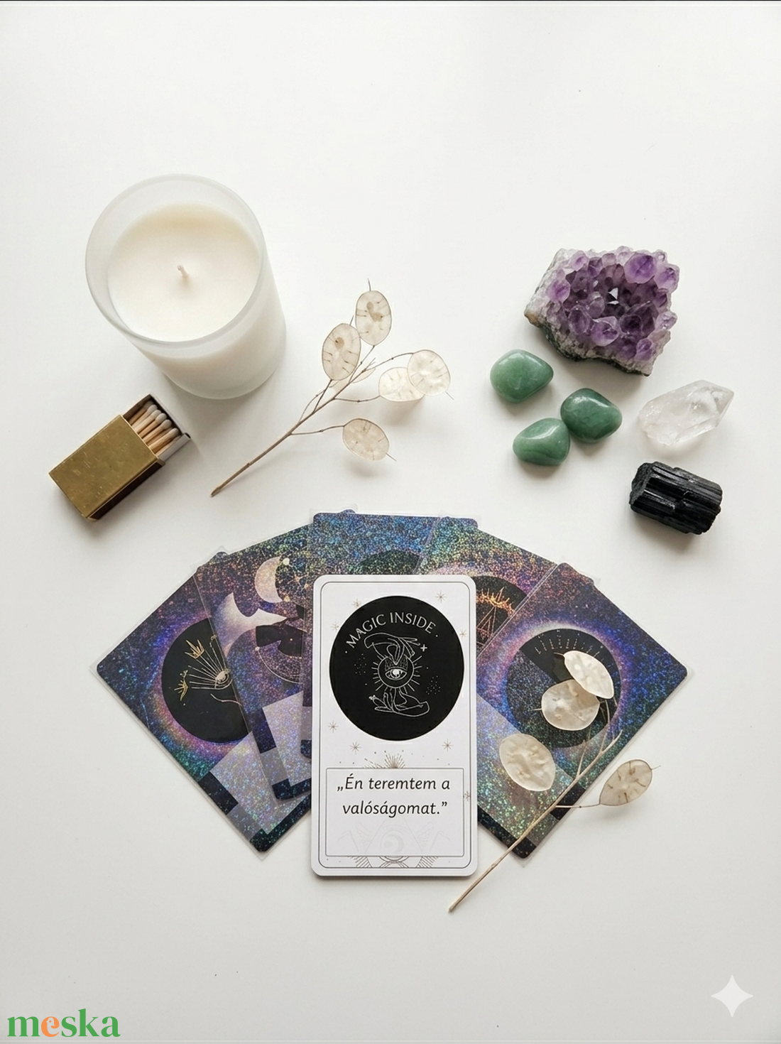 Moon Magic limitált - kaparós  megerősítő kártyák - kellékek & szerszámok - dekorációs kellékek - egyéb kellékek - Meska.hu