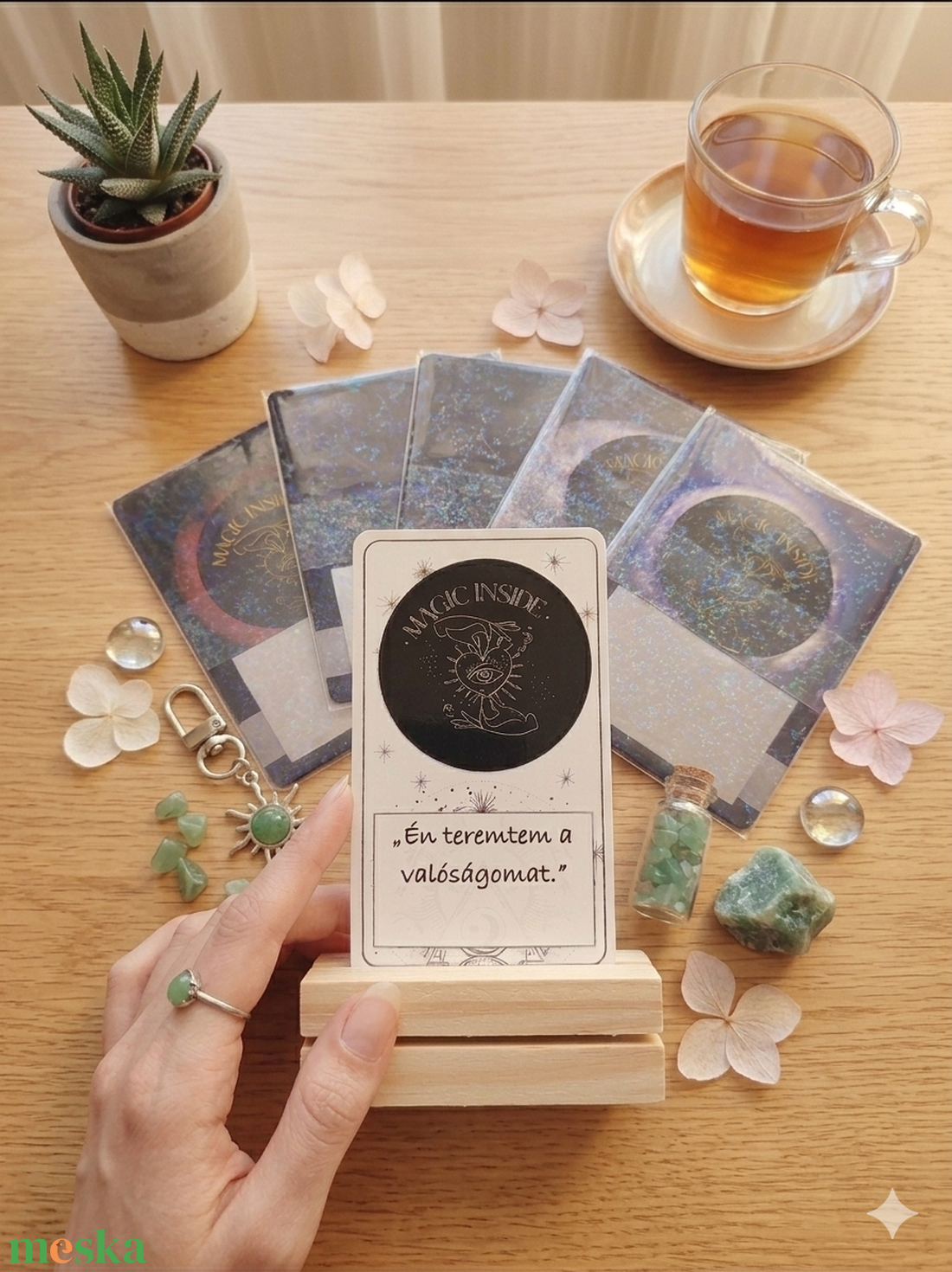 Moon Magic limitált - kaparós  megerősítő kártyák - kellékek & szerszámok - dekorációs kellékek - egyéb kellékek - Meska.hu